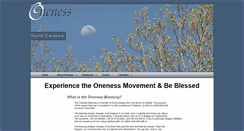 Desktop Screenshot of onenessnc.com